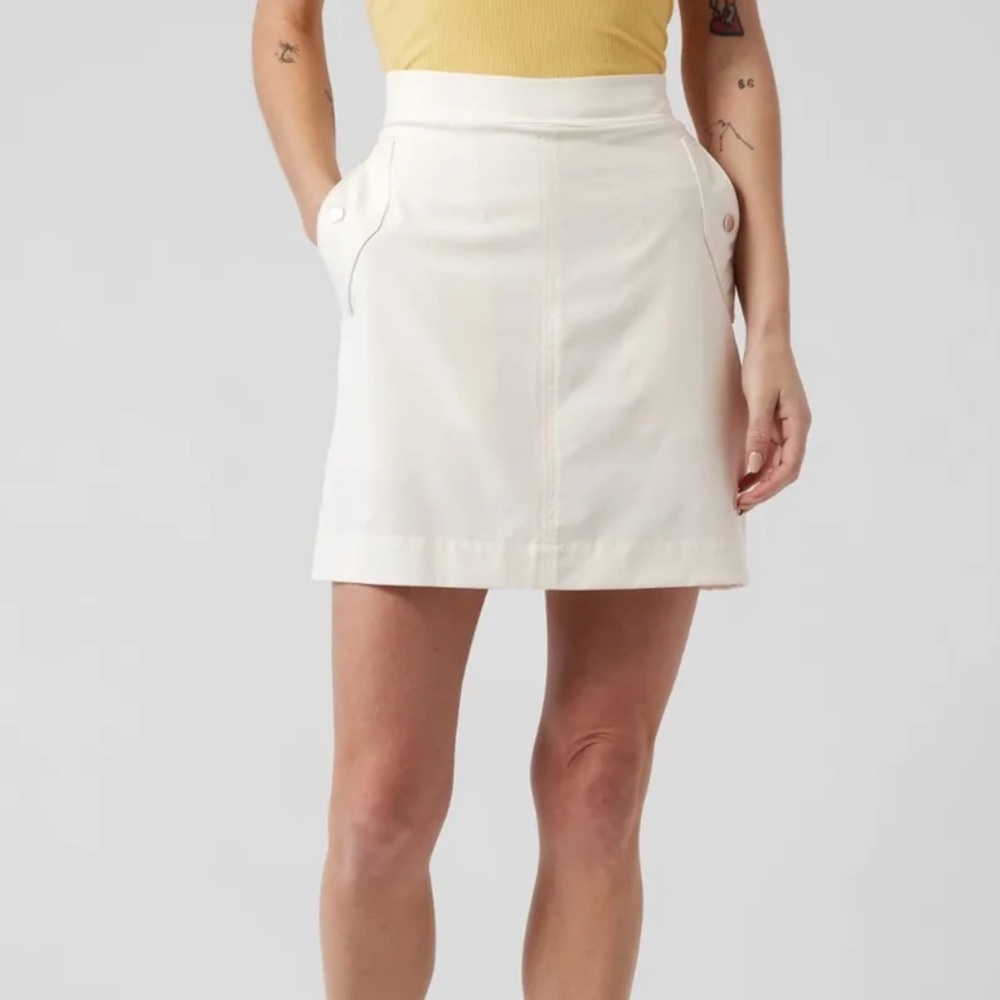 Athleta Cream A-Line Skort